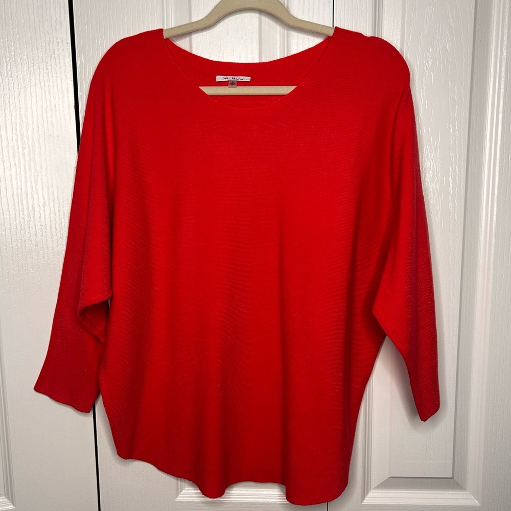 Red Women's Crew Neck Sweater